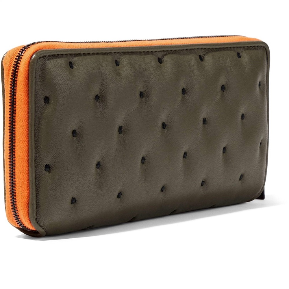 Rag & Bone Dot Dash Textured Leather Wallet NEW